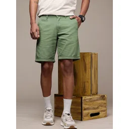 The Roadster Life Co. Men Pure Cotton Chino Shorts-picture-18