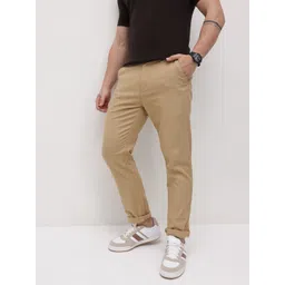 The Roadster Life Co. Men Pure Cotton Regular Fit Trousers-picture-16