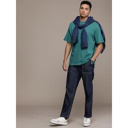 The Roadster Life Co. Men Pure Cotton Relaxed Fit Jeans image 1