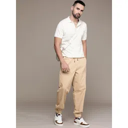 The Roadster Life Co. Men Pure Cotton Relaxed Joggers Trousers image 4