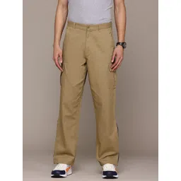 The Roadster Life Co. Men Pure Cotton Relaxed Loose Fit Chinos Trousers-picture-35