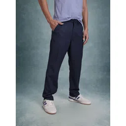 The Roadster Life Co. Men Pure Cotton Straight Fit Chinos-picture-18