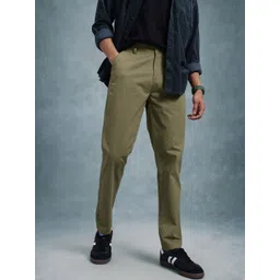 The Roadster Life Co. Men Regular Fit Pure Cotton Chinos-picture-24