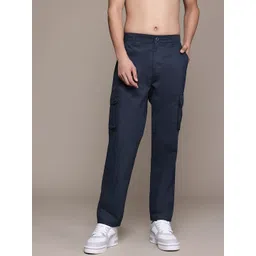 The Roadster Life Co. Men Relaxed Fit Chinos Cargos Trousers-picture-25