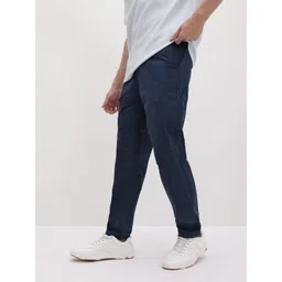 The Roadster Life Co. Men Relaxed Fit Cotton Trousers-picture-16