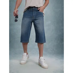 The Roadster Life Co. Men Washed Relaxed Fit Shorts-picture-29