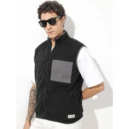 The Roadster Life Co. Mock Collar Colourblocked Sweatshirt-picture-10