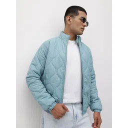 The Roadster Life Co. Mock Collar Quilted Jacket-picture-13