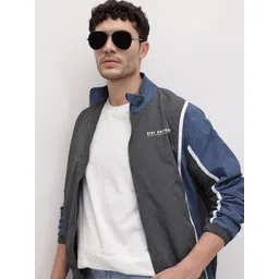 The Roadster Life Co. Paneled Colourblocked Tailored Jacket-picture-37