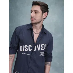 The Roadster Life Co. Printed Pure Cotton Relaxed Shirt-picture-13