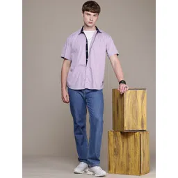 The Roadster Life Co. Pure Cotton Drop-Shoulder Sleeves Relaxed Fit Casual Shirt image 3