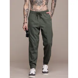 The Roadster Life Co. Pure Cotton Joggers Trousers-picture-15