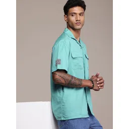 The Roadster Life Co. Pure Cotton Relaxed Fit Opaque Casual Shirt-picture-31