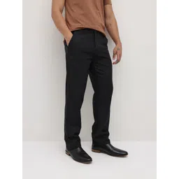 The Roadster Life Co. Pure Cotton Straight Fit Trousers-picture-26