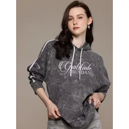 The Roadster Life Co. Pure Cotton Typography Printed Washed Hooded Sweatshirt-picture-18