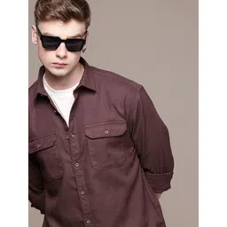 The Roadster Life Co. Relaxed Fit Opaque Pure Cotton Casual Shirt-picture-41