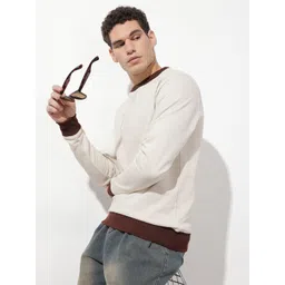 The Roadster Life Co. Round Neck Knitted Sweatshirt-picture-32