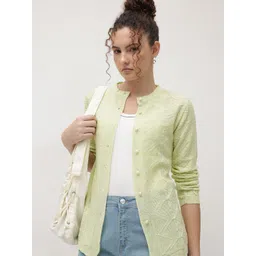 The Roadster Life Co. Self Design Geometric Woollen Cardigan-picture-11