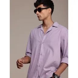 The Roadster Life Co. Self Design Pure Cotton Opaque Relaxed Fit Casual Shirt-picture-24