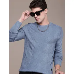 The Roadster Life Co. Self Designed Pure Acrylic Pullover-picture-13