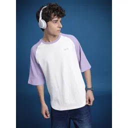 The Roadster Life Co. Self Striped Oversized T-Shirt-picture-23