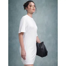 The Roadster Life Co. Self Striped Sheath Mini Dress-picture-11