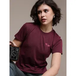 The Roadster Life Co. Solid Regular Fit T-shirt-picture-18