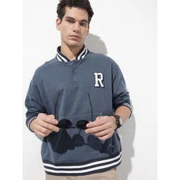 The Roadster Life Co. Stand Collar Striped Sweatshirt-picture-17