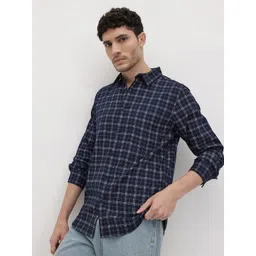 The Roadster Life Co. Tartan Checked Regular Fit Pure Cotton Casual Shirt-picture-15