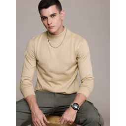 The Roadster Life Co. Turtle Neck Pure Acrylic Pullover-picture-25