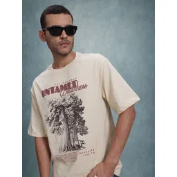 The Roadster Life Co. Typography Embossed Relaxed Fit Cotton T-shirt-picture-36