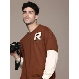 The Roadster Life Co. Typography Embroidered Detail Oversized Sweatshirt-picture-40