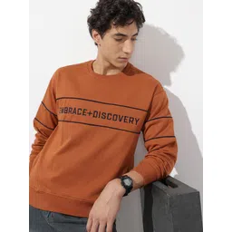 The Roadster Life Co. Typography Embroidered Knitted Sweatshirt-picture-41