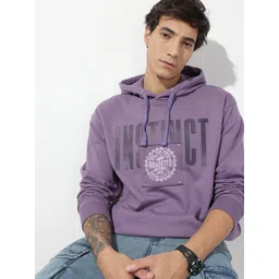The Roadster Life Co. Typography Printed Relaxed Fit Hooded Sweatshirt-picture-15