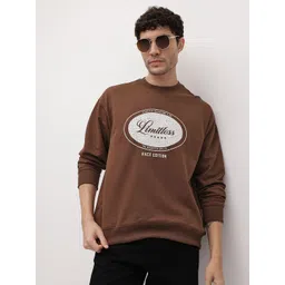 The Roadster Life Co. Typography Printed Relaxed Fit Sweatshirt-picture-32