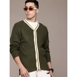 The Roadster Life Co. V-Neck Acrylic Cardigan-picture-21