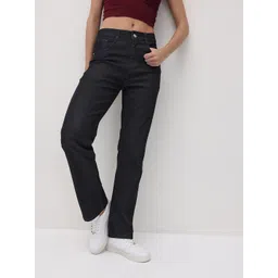 The Roadster Life Co. Women Straight Fit Mid-Rise Stretchable Jeans-picture-32