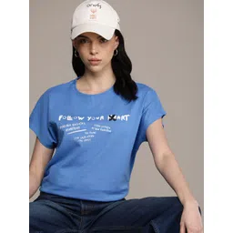 The Roadster Life Co.Typography Printed Drop-Shoulder Sleeves Boxy T-shirt-picture-15