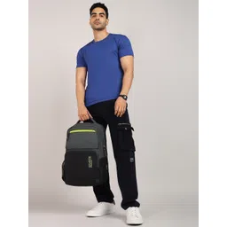 The Roadster Lifestyle Co. Black Unisex Laptop Backpack-picture-16