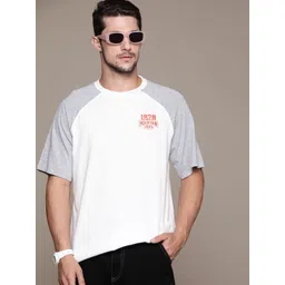 The Roadster Lifestyle Co. Colourblocked Pure Cotton T-shirt-picture-16