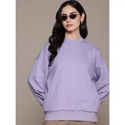 The Roadster Lifestyle Co. Drop-Shoulder Sleeve Oversized Sweatshirt-picture-22