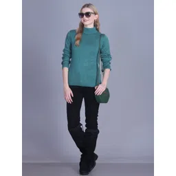 The Roadster Lifestyle Co Full Sleeve High Neck Pullover-picture-35