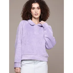 The Roadster Lifestyle Co. Fuzzy Polo Sweatshirt-picture-22