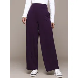 The Roadster Lifestyle Co High-Rise Plain Trouser-picture-36