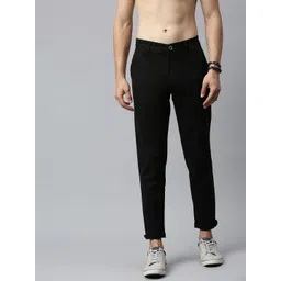 The Roadster Lifestyle Co Men Black Chinos-picture-15