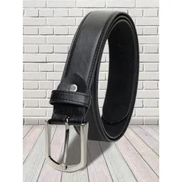 The Roadster Lifestyle Co. Men Black Tang Closure Belt-picture-12