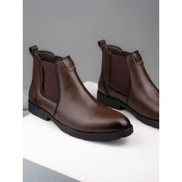 The Roadster Lifestyle Co. Men Block Heeled Chelsea Boots-picture-36