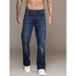 The Roadster Lifestyle Co. Men Bootcut Light Fade Stretchable Jeans-picture-21