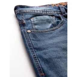 The Roadster Lifestyle Co. Men Bootcut Low Distress Light Fade Stretchable Jeans image 3