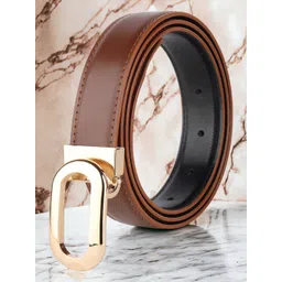 The Roadster Lifestyle Co. Men Brown Hook Buckle Belt-picture-30